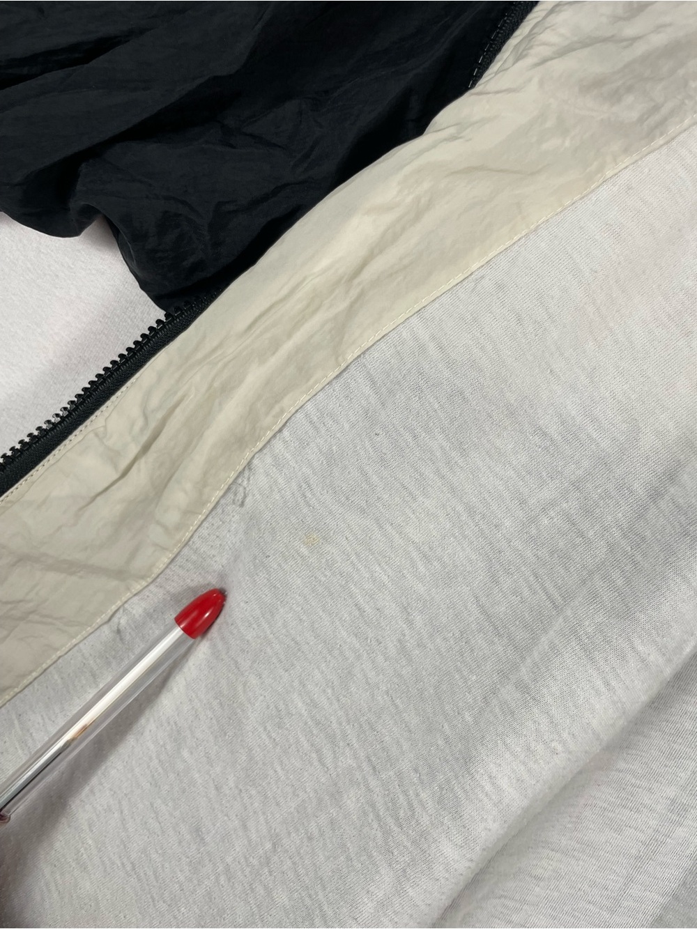 Vintage Adidas Black White Trefoil Track Windbreaker Warmup Light Jacket Sz XL - Picture 4 of 14